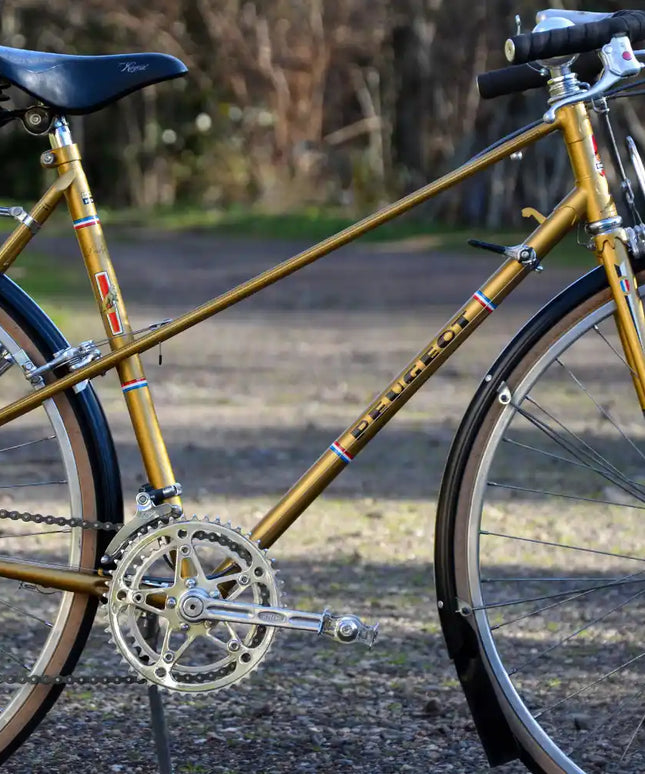 Vélo Vintage Peugeot mixte doré - Taille S/M
