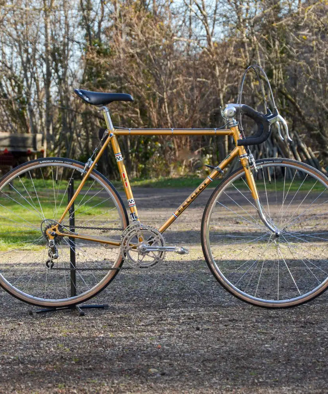 Vélo de course Vintage Peugeot doré - Taille M