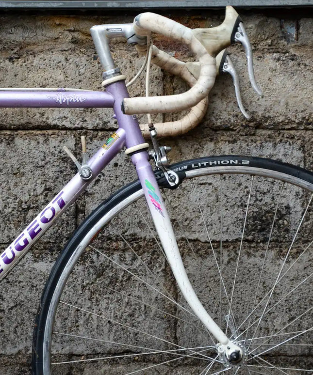 Vélo de course vintage Peugeot violet - Taille M