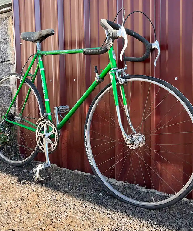 Vélo de course vintage Motobecane vert - Taille M/L