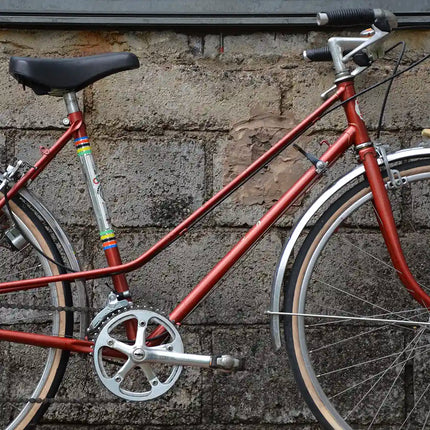 Vélo vintage Femme/Mixte rouge - Taille S/M