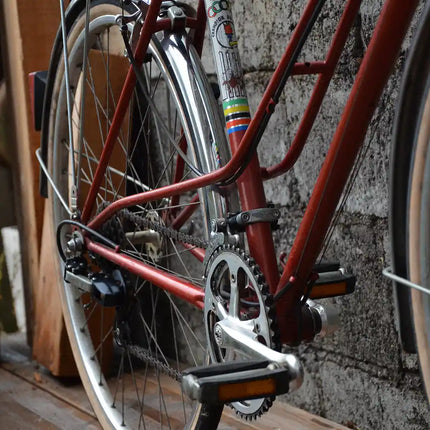 Vélo vintage Femme/Mixte rouge - Taille S/M