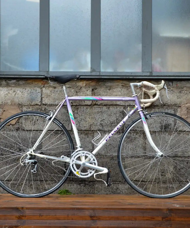 Vélo de course vintage Peugeot violet - Taille M