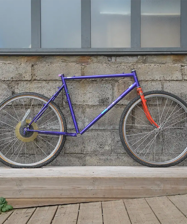 VTT vintage MBK violet - Taille L/XL