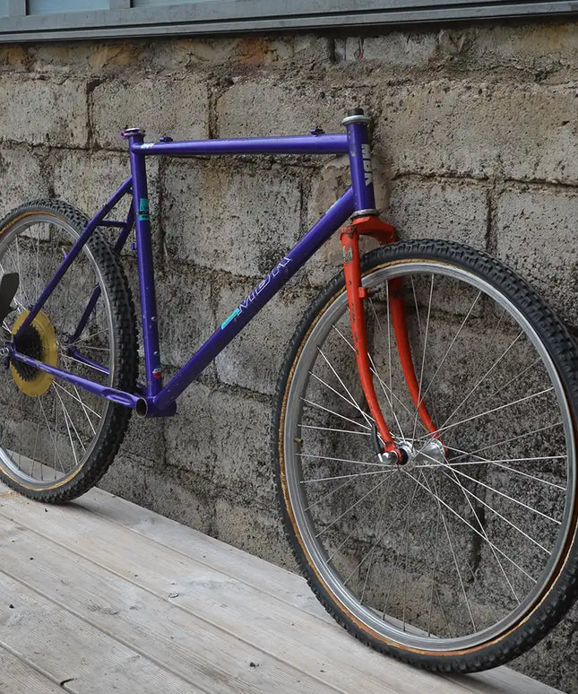 VTT vintage MBK violet - Taille L/XL