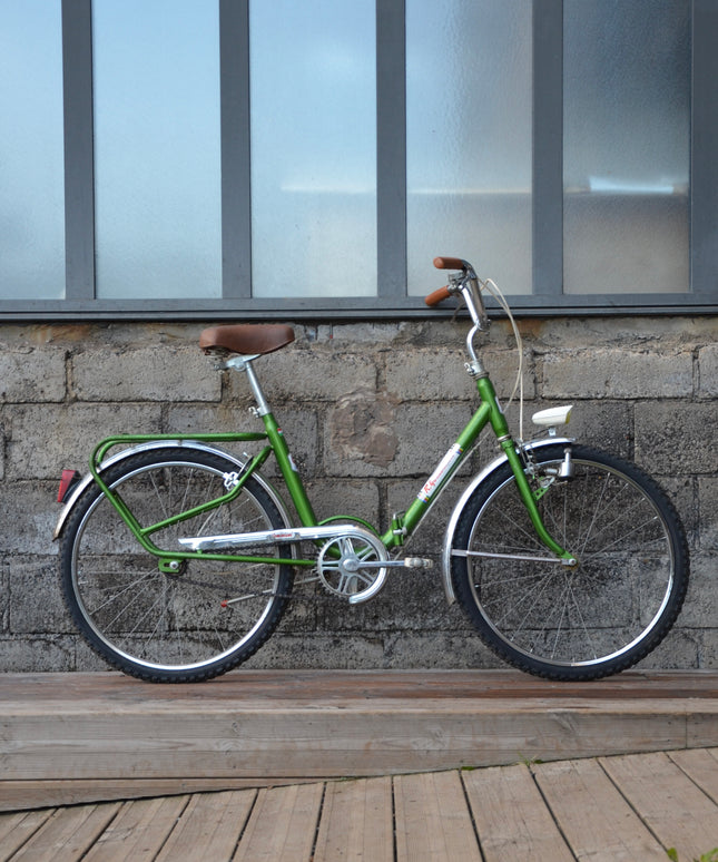 Velo pliant vintage Geminiani vert