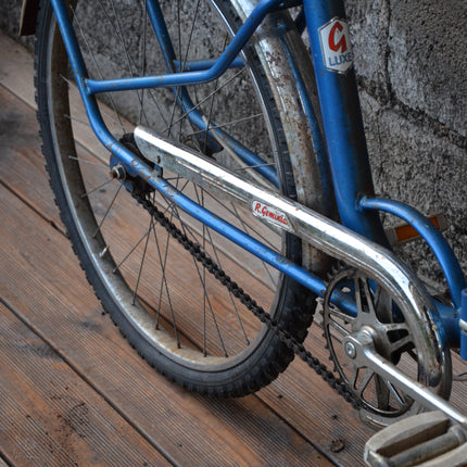 Velo pliant vintage Geminiani bleu