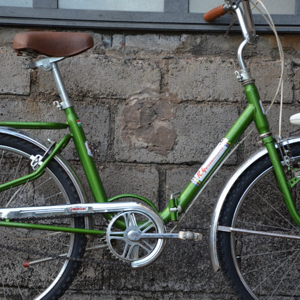 Velo pliant vintage Geminiani vert