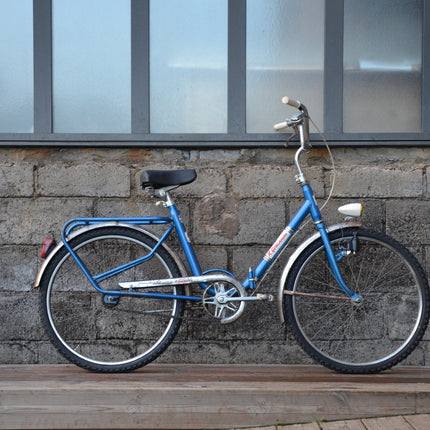 Velo pliant vintage Geminiani bleu