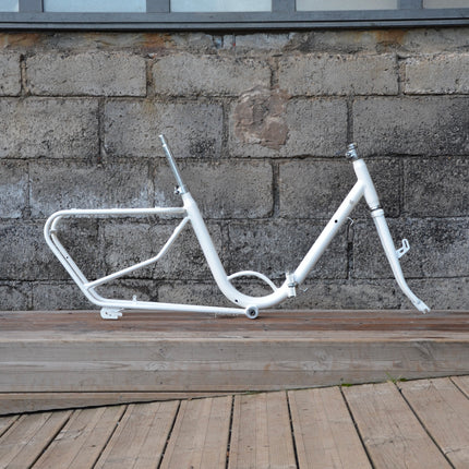 Velo pliant vintage blanc