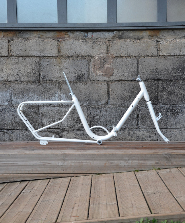 Velo pliant vintage blanc