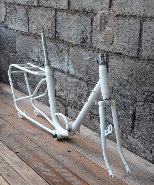 Velo pliant vintage blanc