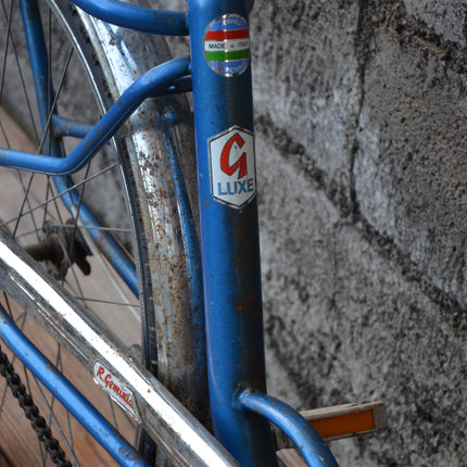 Velo pliant vintage Geminiani bleu