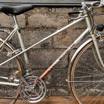 Vélo vintage Mixte Motobecane gris - Taille S/M