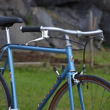 Vélo de course vintage Peugeot bleu - Taille M
