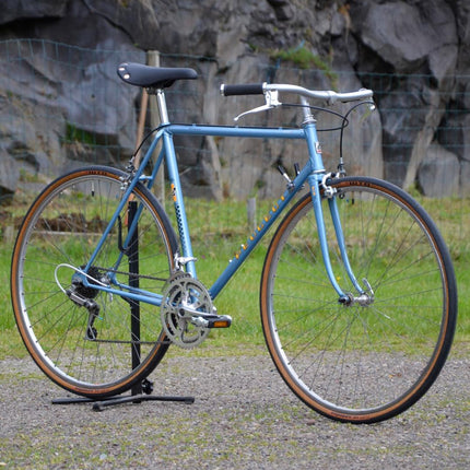 Vélo de course vintage Peugeot bleu - Taille M