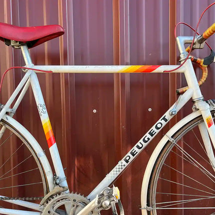 Vélo demi-course vintage Peugeot blanc - Taille M/L