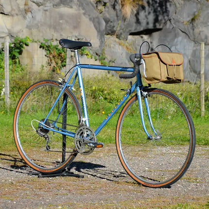 Vélo de course vintage Peugeot bleu - Taille M
