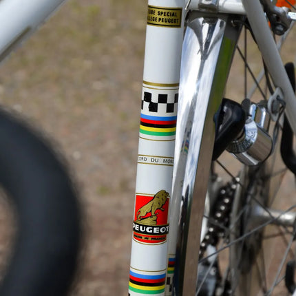 Velo Vintage Demi-course Peugeot blanc - Taille L