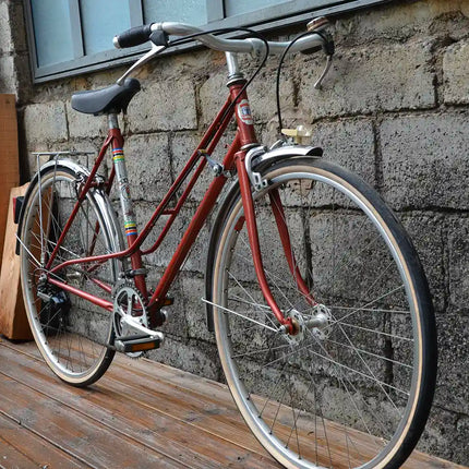Vélo vintage Femme/Mixte rouge - Taille S/M