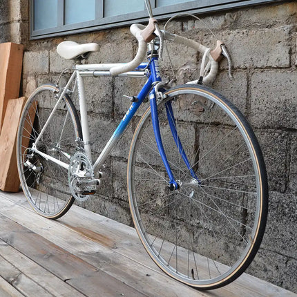 Vélo de course vintage MBK Blanc bleu - Taille S