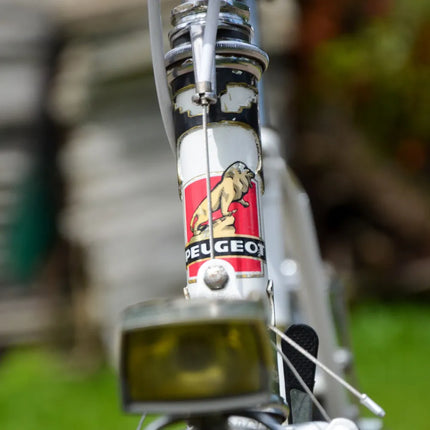 Velo Vintage Demi-course Peugeot blanc - Taille L