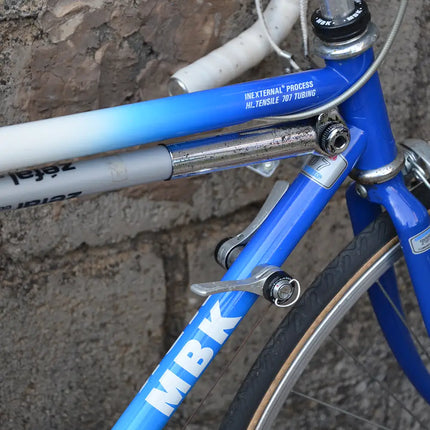 Vélo de course vintage MBK Blanc bleu - Taille S