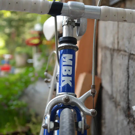 Vélo de course vintage MBK Blanc bleu - Taille S