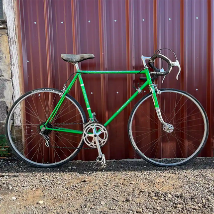 Vélo de course vintage Motobecane vert - Taille M/L