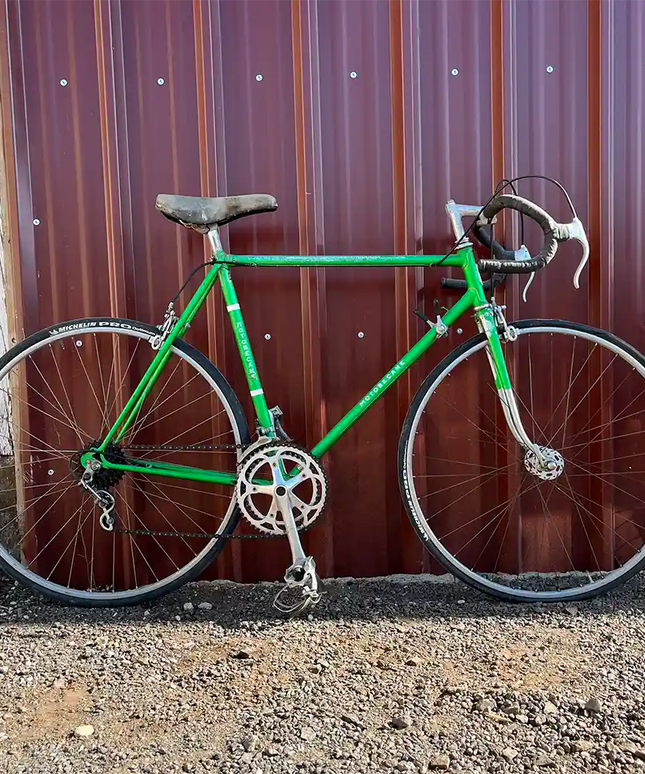 Vélo de course vintage Motobecane vert - Taille M/L