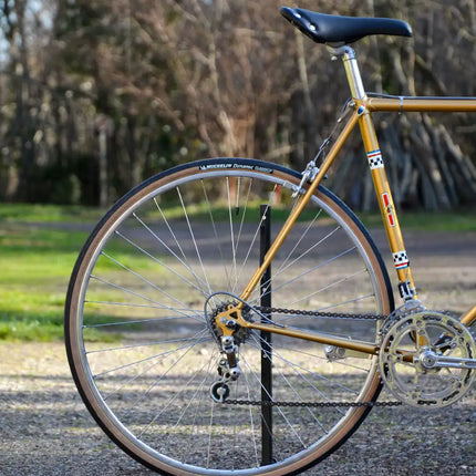 Vélo de course Vintage Peugeot doré - Taille M