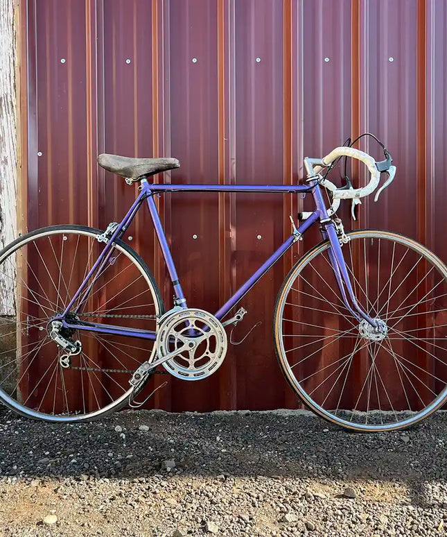 Vélo de course vintage violet - Taille M/L
