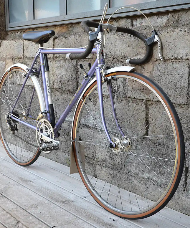 Vélo de course vintage Dome loisir violet - Taille XS/S