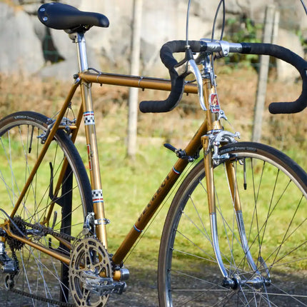 Vélo de course Vintage Peugeot doré - Taille M