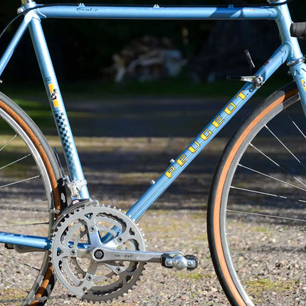 Vélo de course vintage Peugeot bleu - Taille M