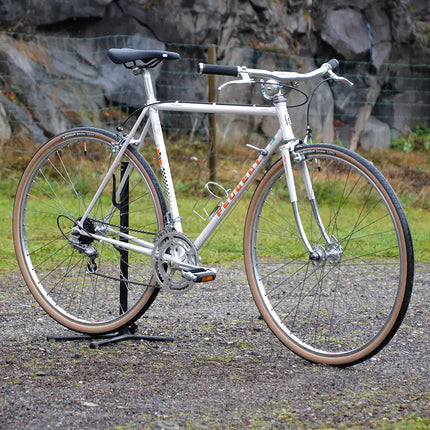 Vélo demi course vintage Peugeot Blanc - Taille M