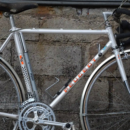 Vélo demi course vintage Peugeot Blanc - Taille M