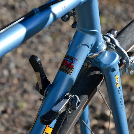 Vélo de course vintage Peugeot bleu - Taille M