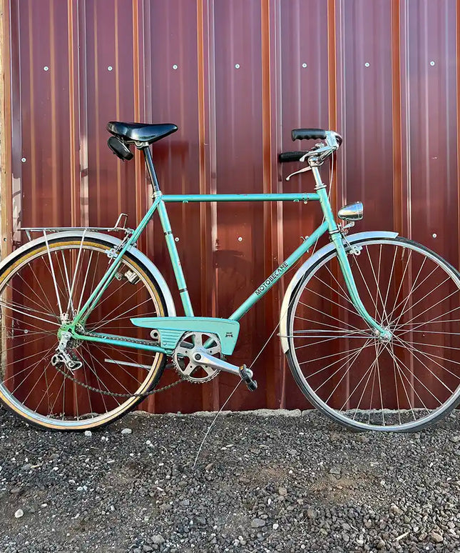 Vélo de ville vintage Motobecane vert - Taille M/L