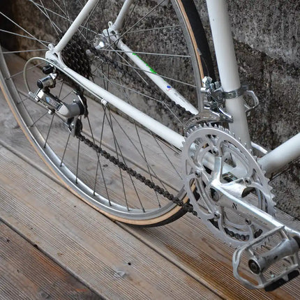 Vélo de course vintage MBK Blanc bleu - Taille S