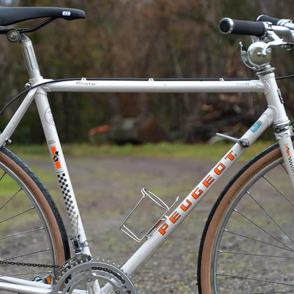 Vélo demi course vintage Peugeot Blanc - Taille M