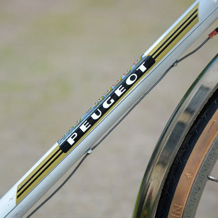 Velo Vintage Demi-course Peugeot blanc - Taille L