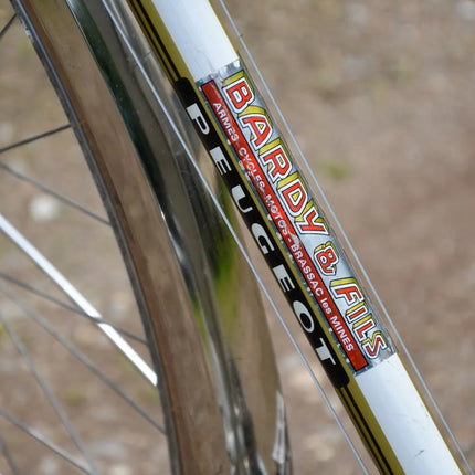 Velo Vintage Demi-course Peugeot blanc - Taille L