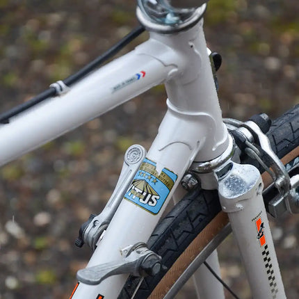 Vélo demi course vintage Peugeot Blanc - Taille M