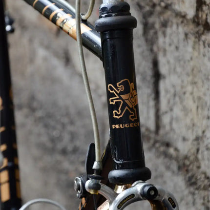 Vélo de course Vintage Peugeot noir - Taille M/L