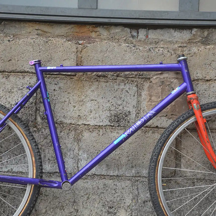 VTT vintage MBK violet - Taille L/XL