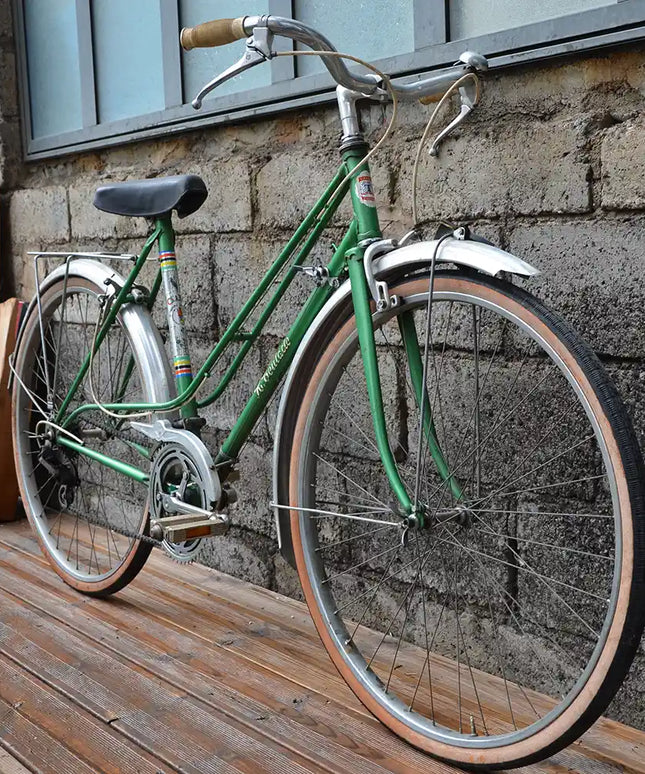 Vélo vintage Femme/Mixte vert - Taille S/M